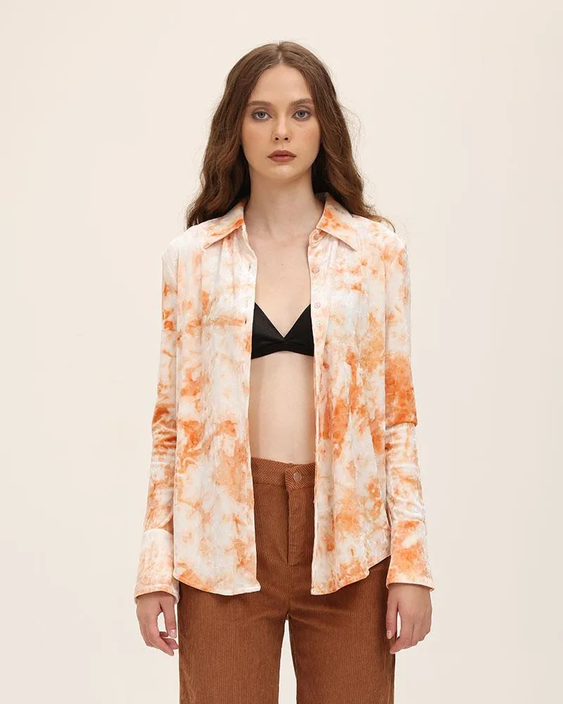 Speckled Frenzy Collared Shirt