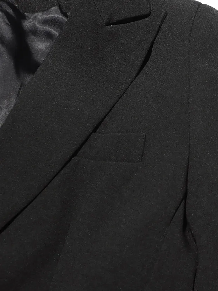 Spliced Ruffles Elegant Blazer