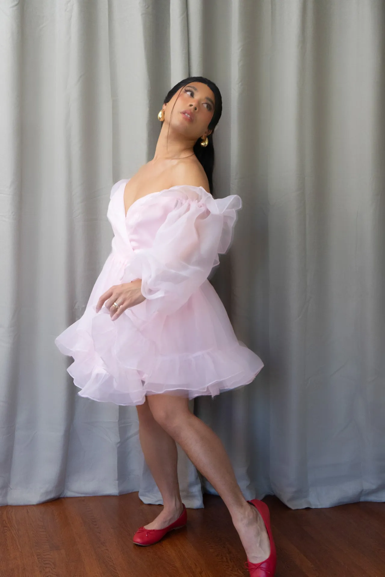 Spring Blossom Mini Tulle Dress