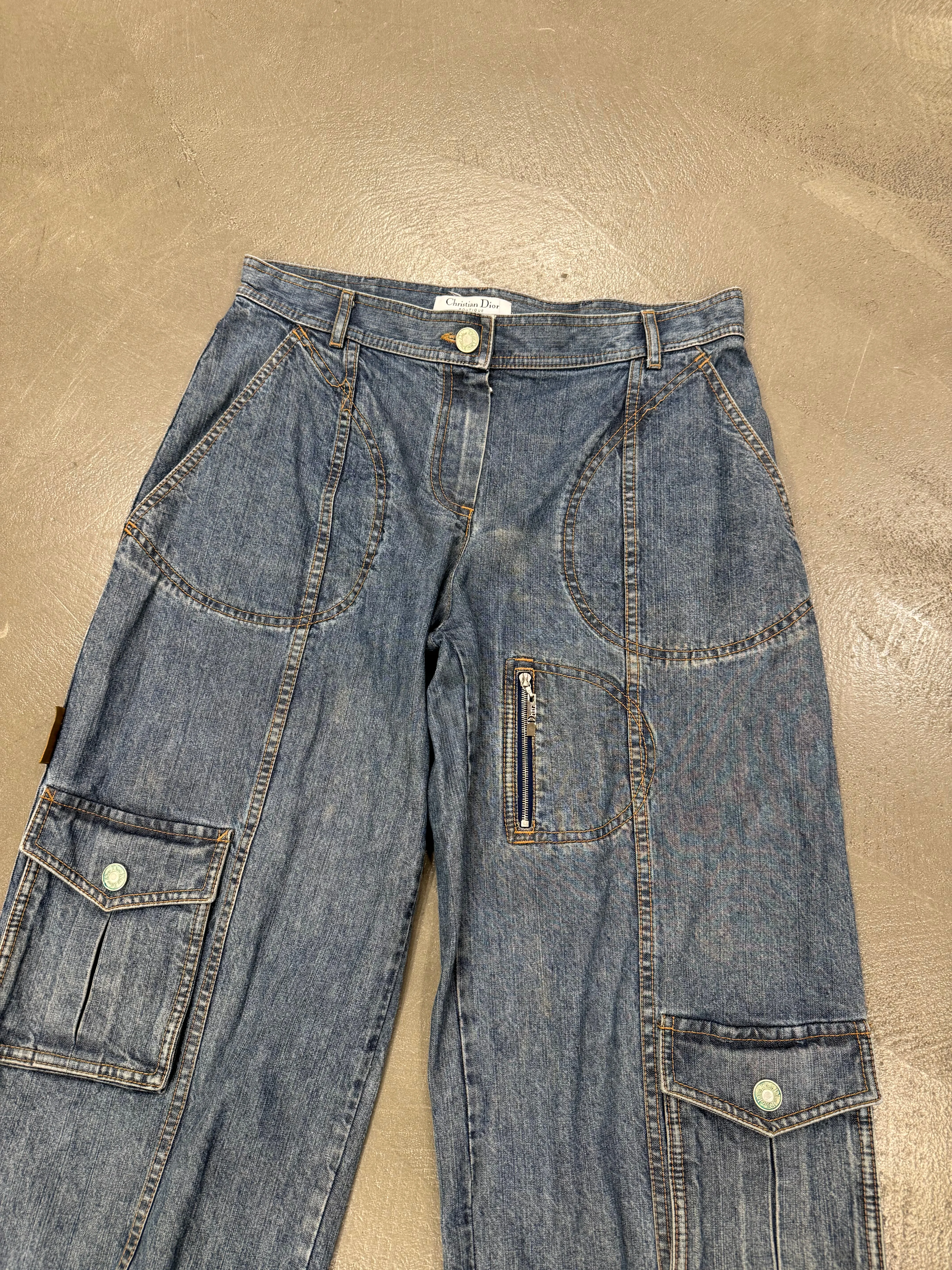 S/S 2005 CHRISTIAN Dior by Galliano capri cargo pants