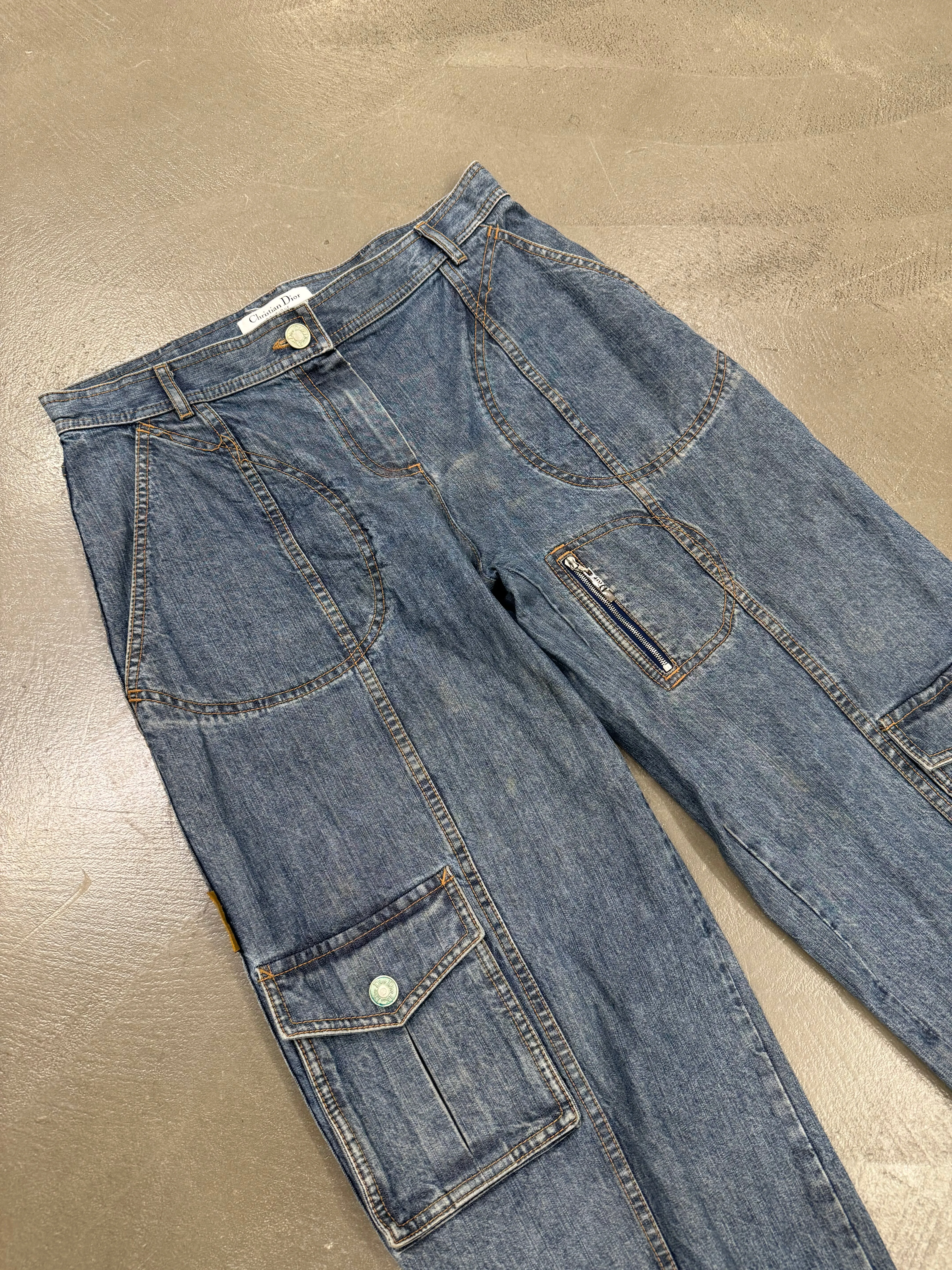 S/S 2005 CHRISTIAN Dior by Galliano capri cargo pants