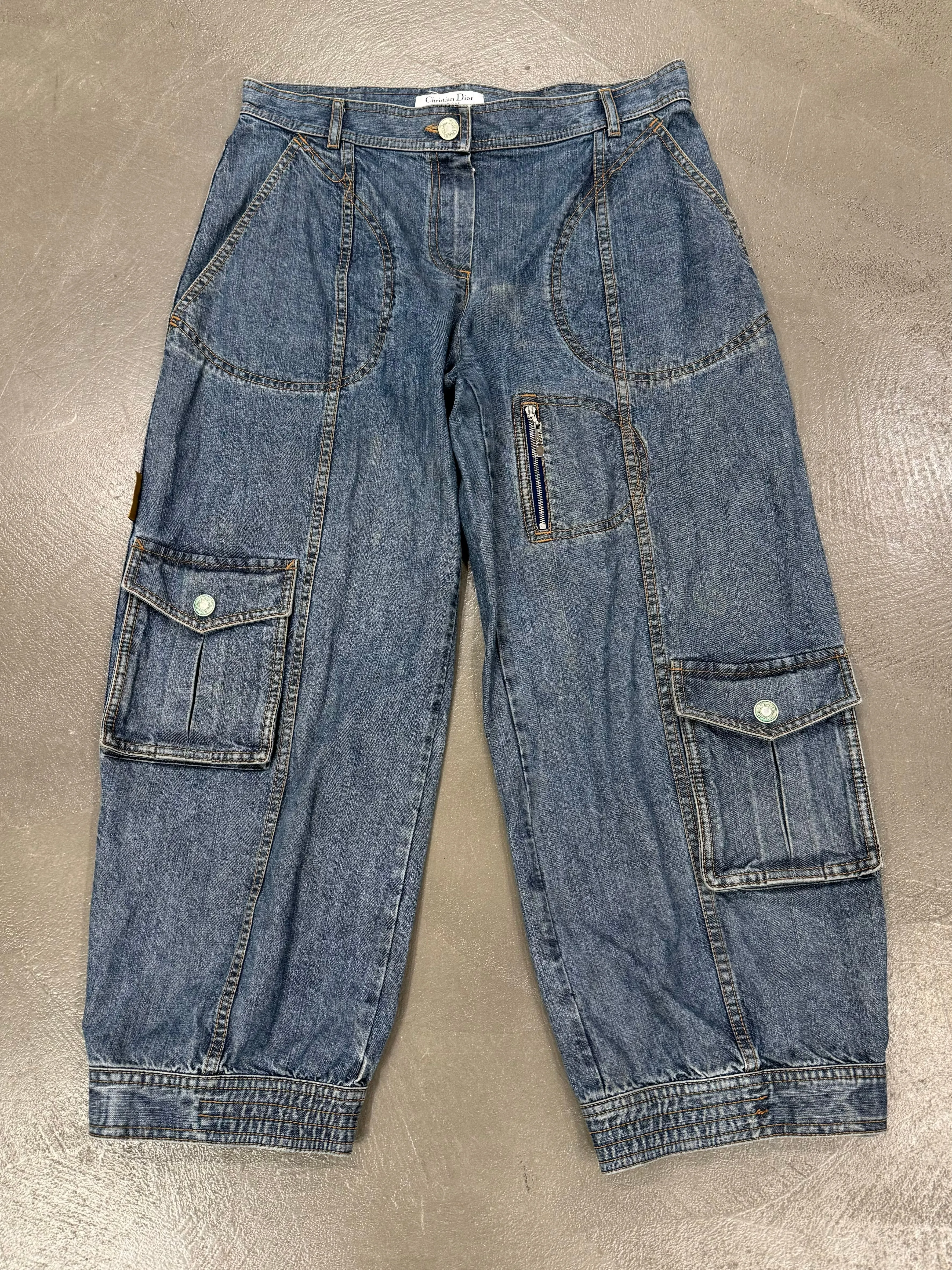 S/S 2005 CHRISTIAN Dior by Galliano capri cargo pants