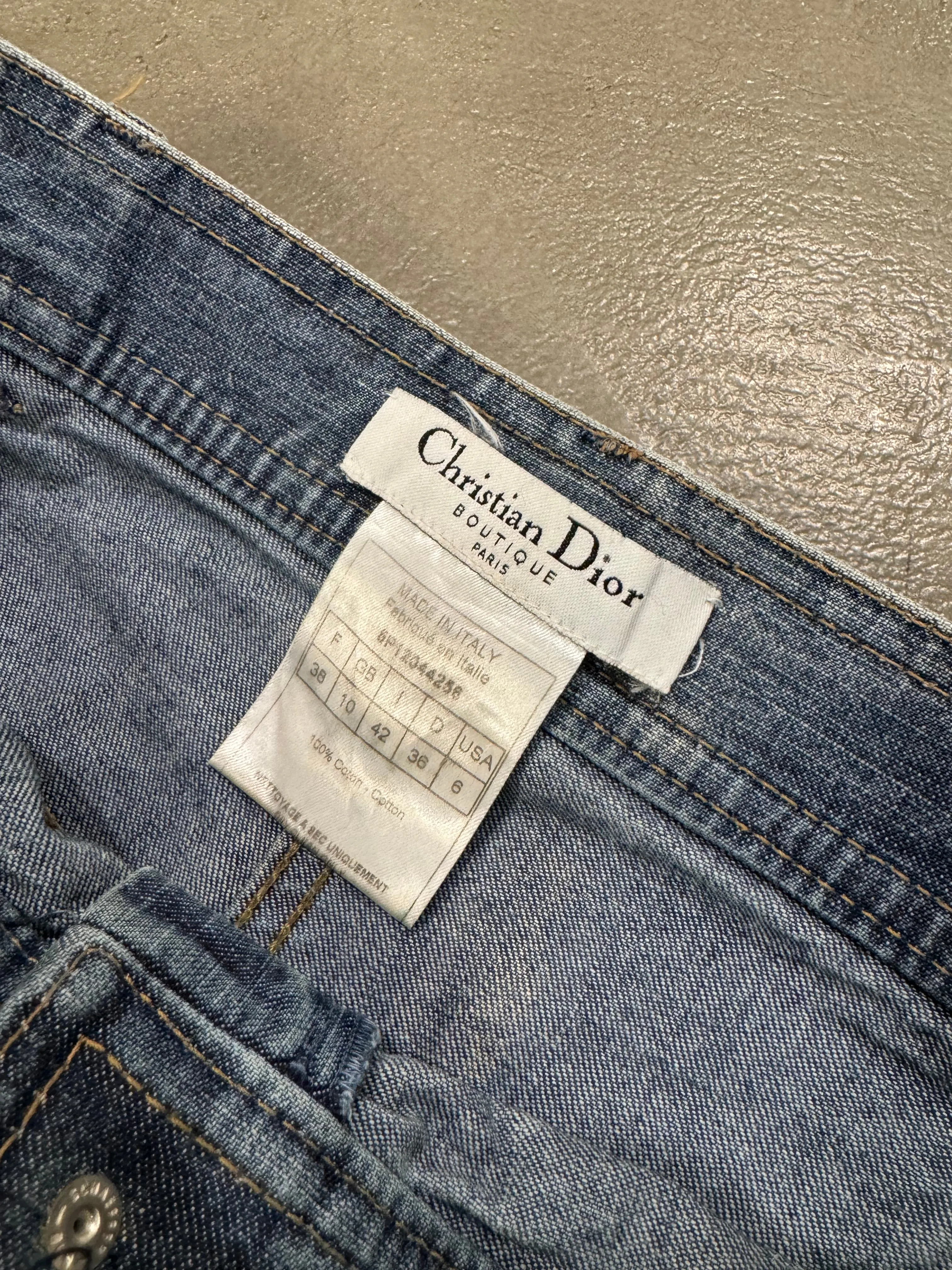 S/S 2005 CHRISTIAN Dior by Galliano capri cargo pants