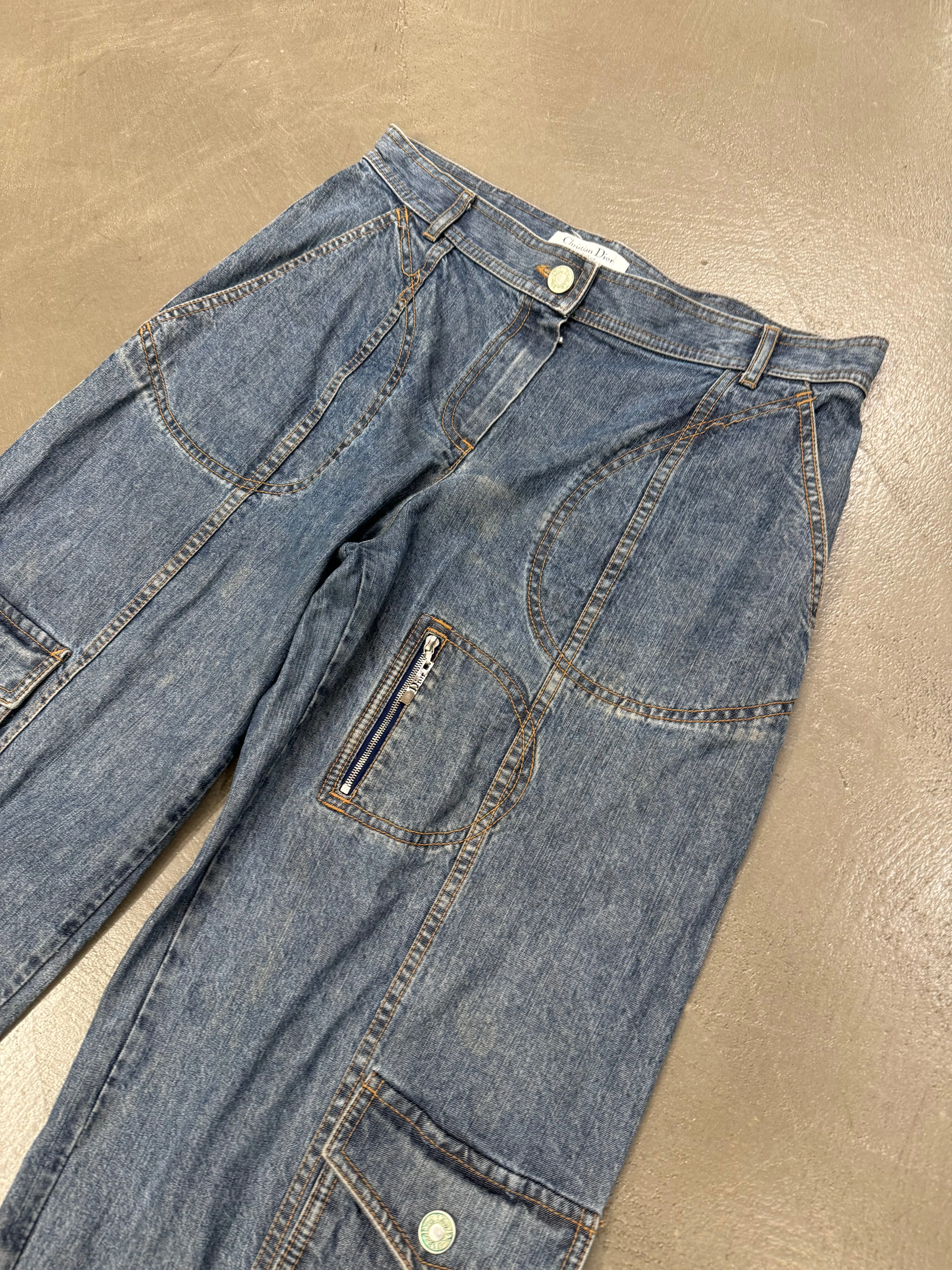 S/S 2005 CHRISTIAN Dior by Galliano capri cargo pants