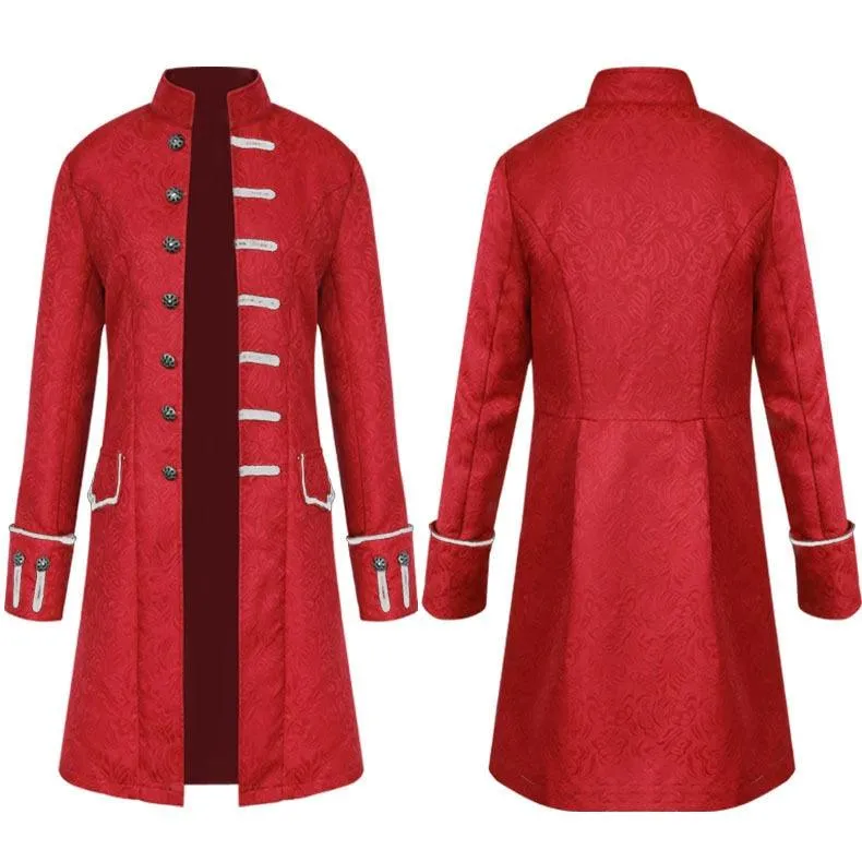 Steampunk Jacket Cosplay Gentlman Blazers Gothic Jacket