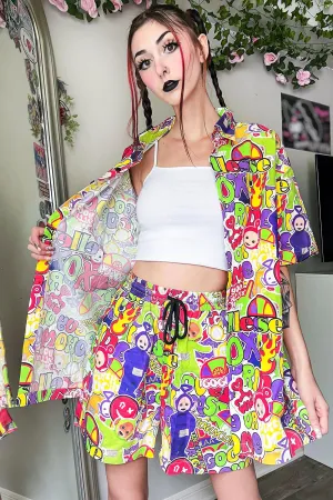Sticker Print Shirt