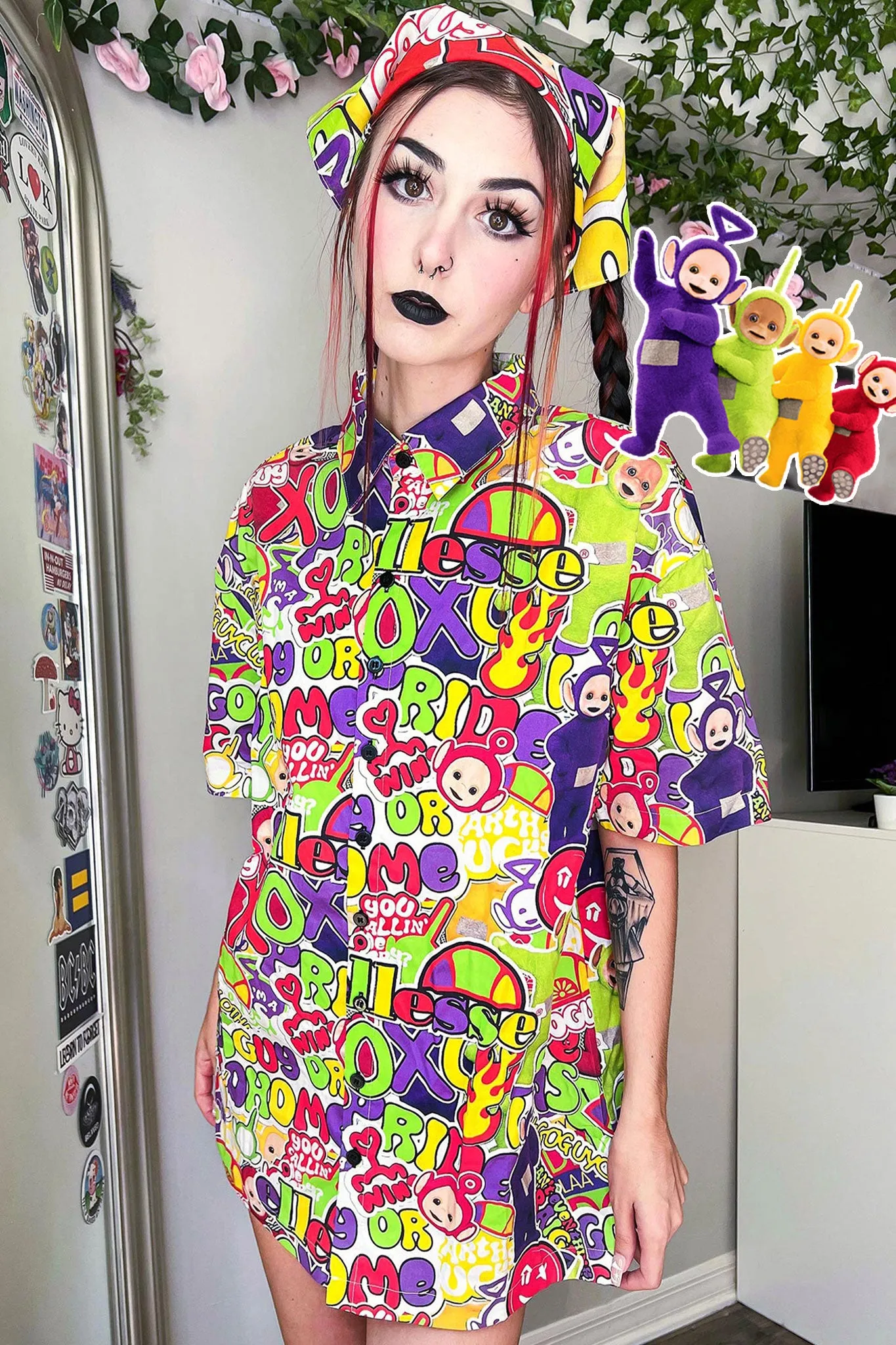 Sticker Print Shirt