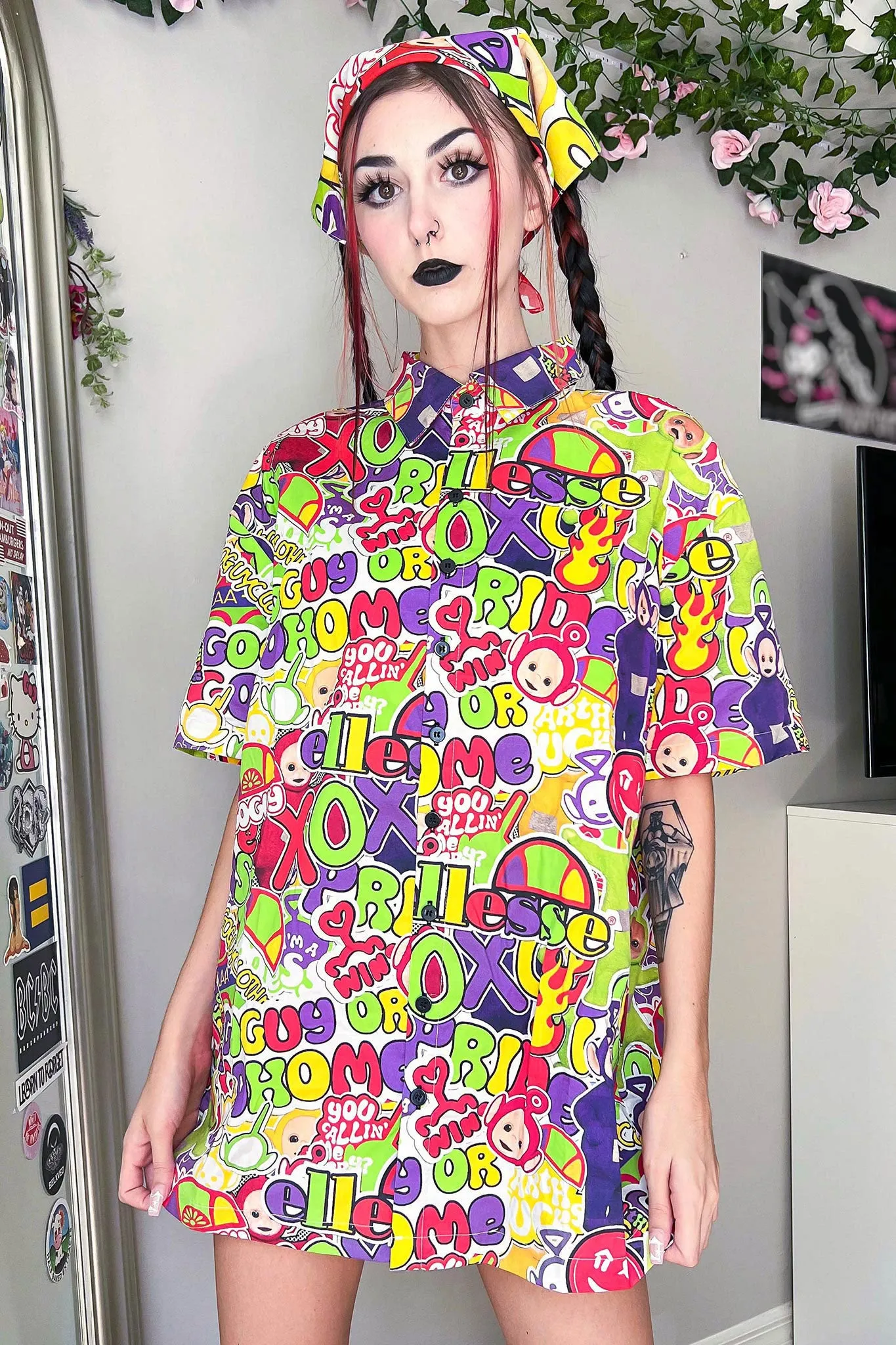 Sticker Print Shirt