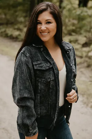 Stone Washed Jacket *FINAL SALE*