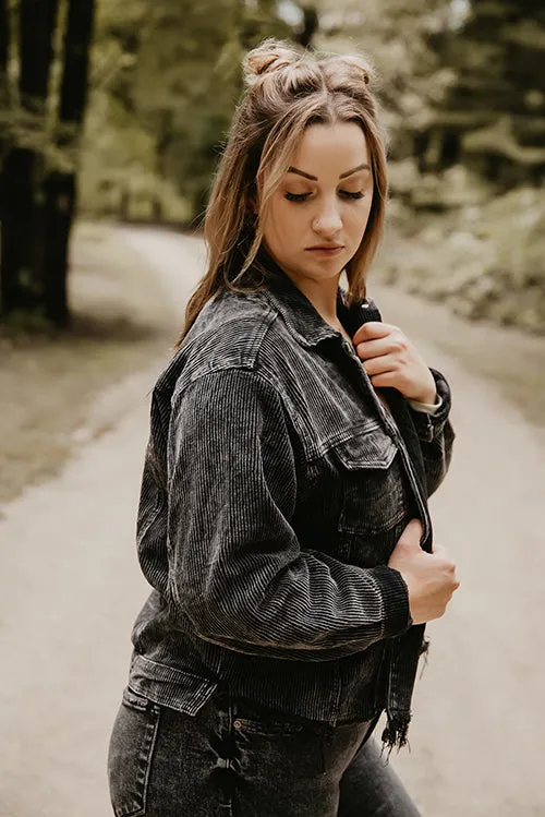 Stone Washed Jacket *FINAL SALE*