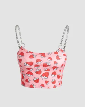 Strawberry Chains Top