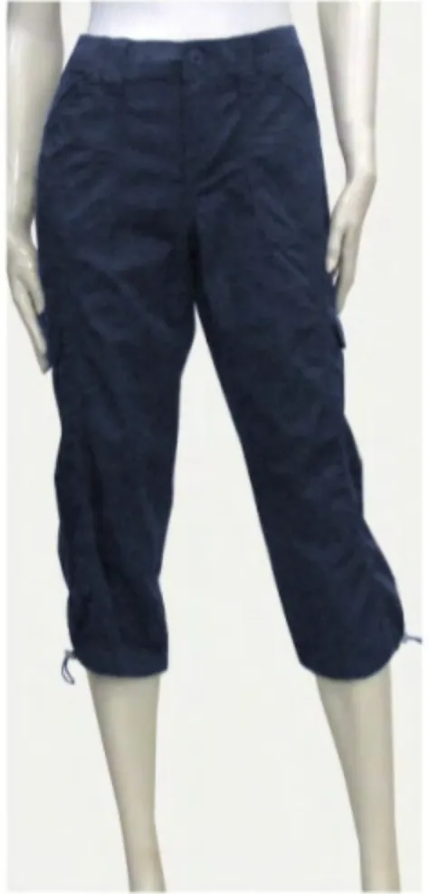 Stretch twill Cotton Capris 2 Colours