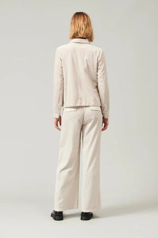 Stretch Viscose and Cotton Corduroy Jacket