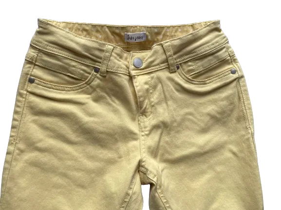 Suko Yellow Denim Capris