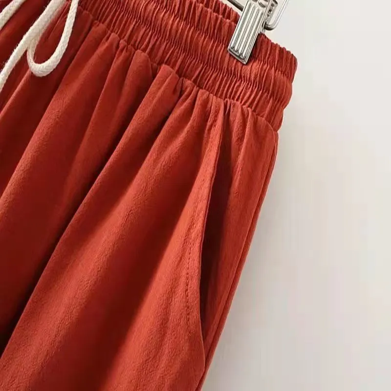 Summer Breeze Embroidered Linen Capris