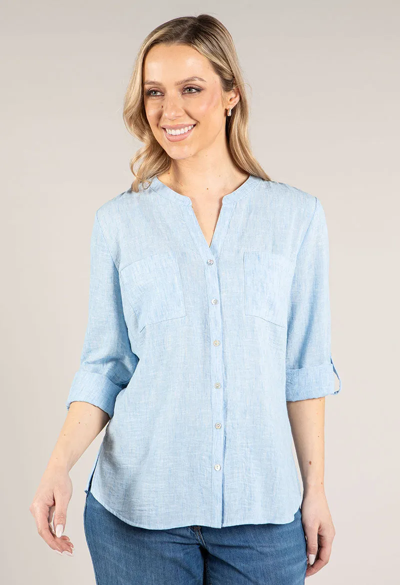 Summer Linen Look Shirt