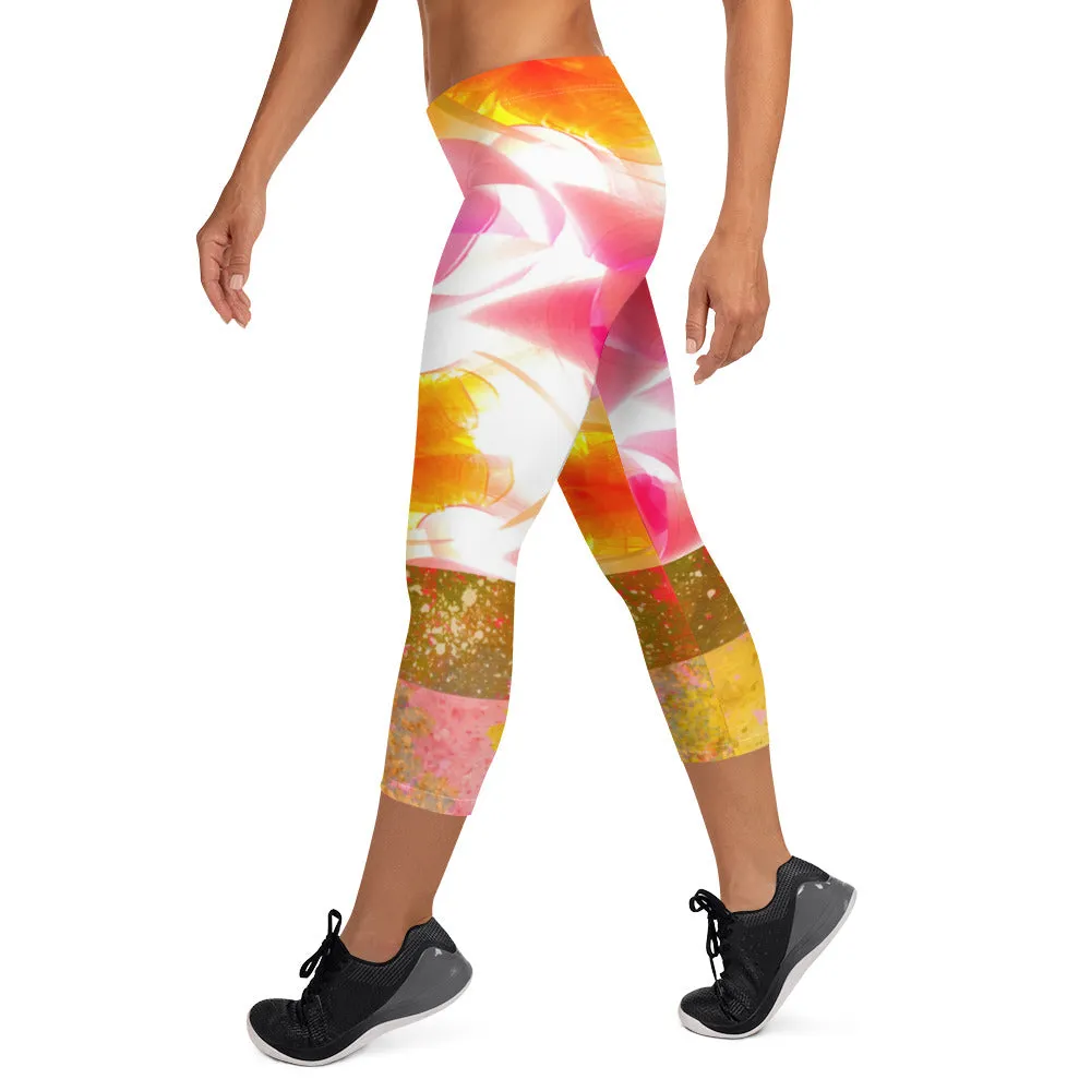 Sunflowery Day Capris