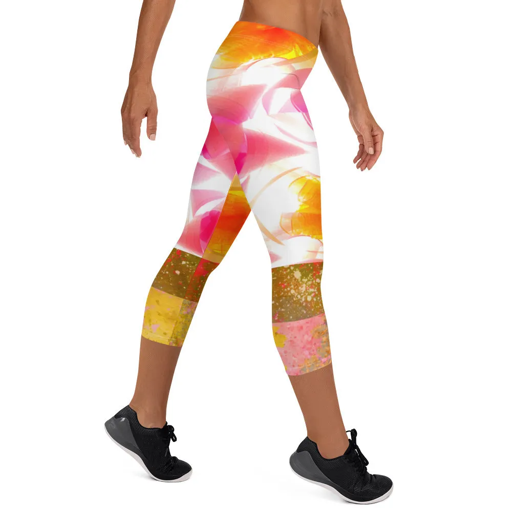 Sunflowery Day Capris