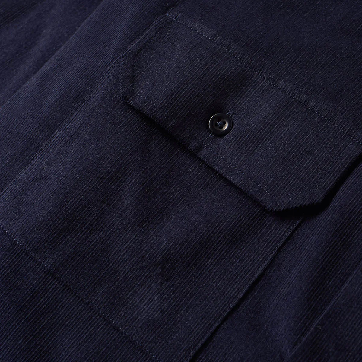 Sunspel Double Pocket Overshirt Navy