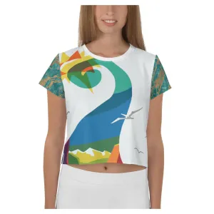 Swan Lake AOP Crop Top