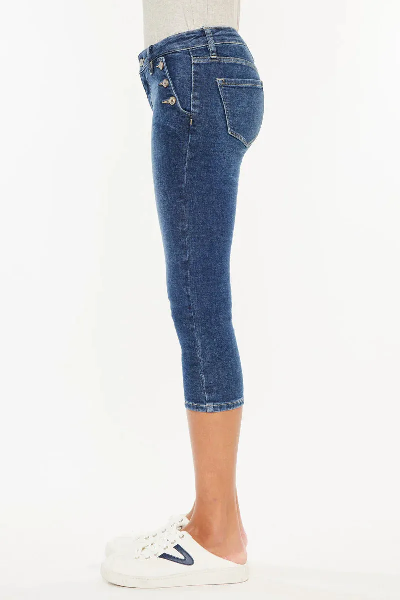 Sweeny Mid Rise Capris - Final Sale