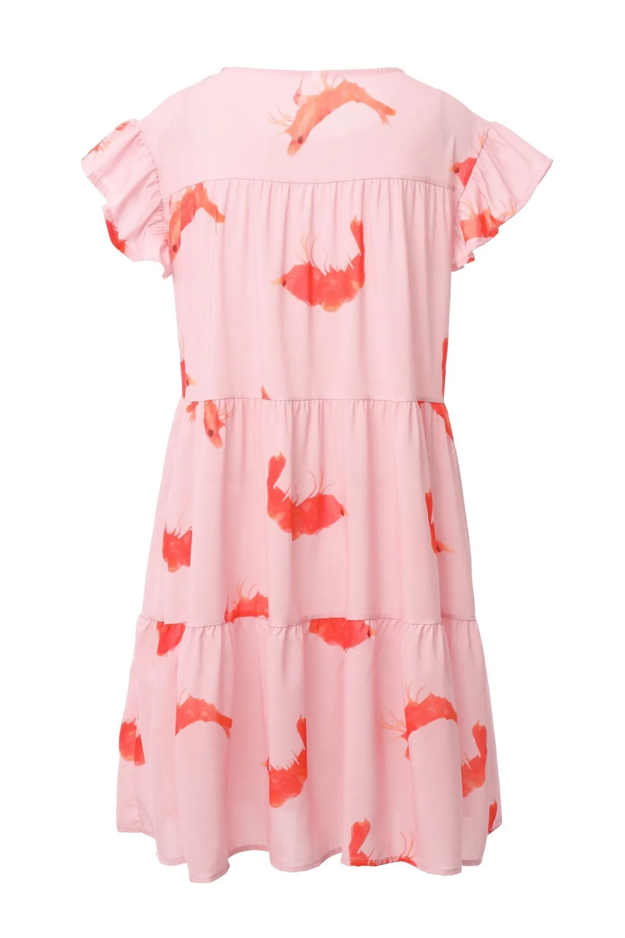 Sweet Floral Print A Line Dresses
