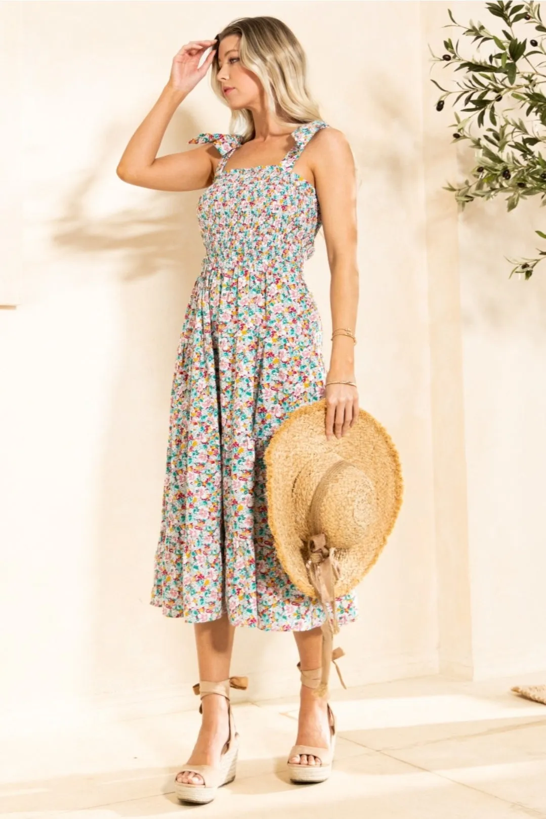 Swirl and Twirl Floral  in Sm-3XL * on sale *