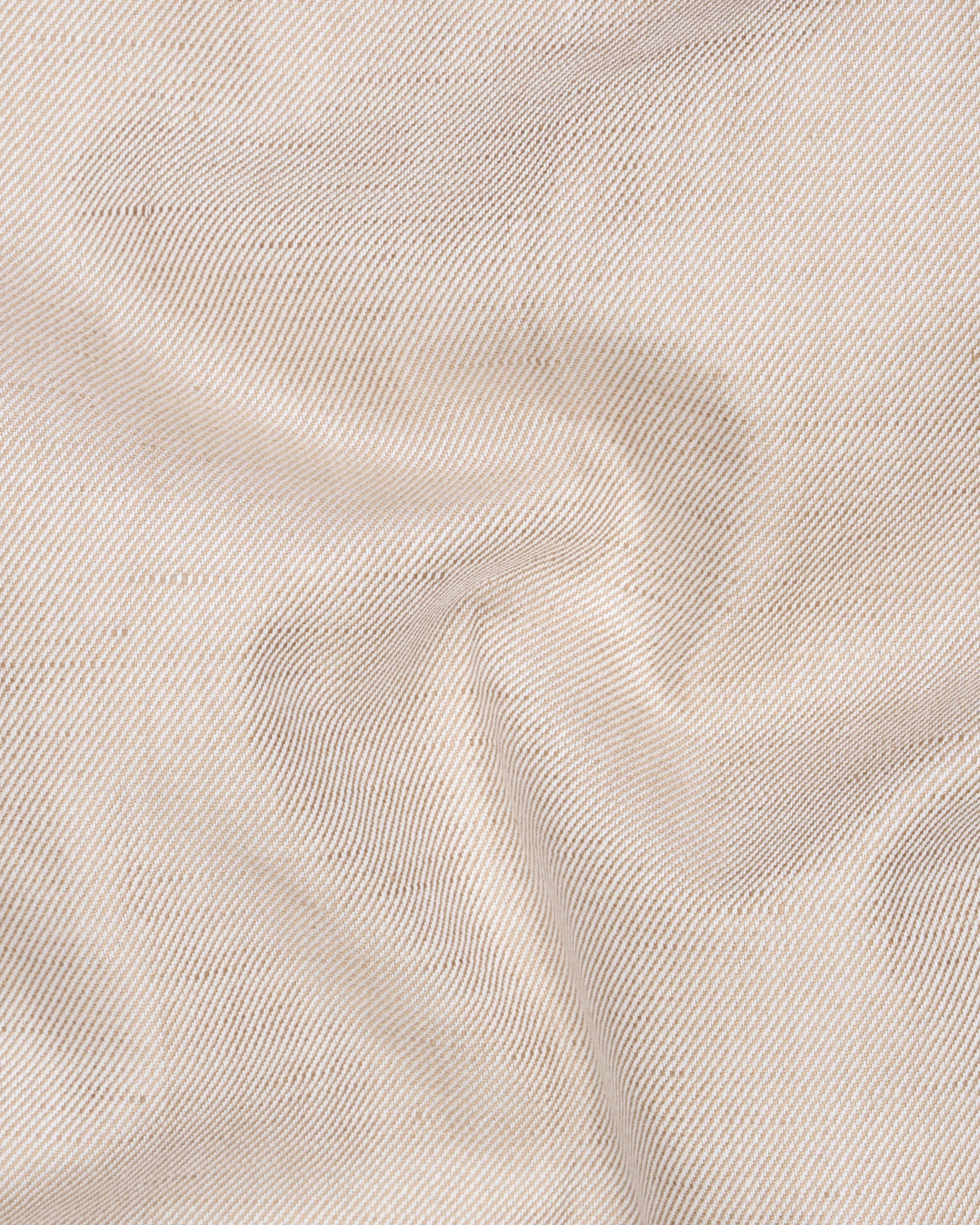 Swirl Cream Luxurious Linen Blazer
