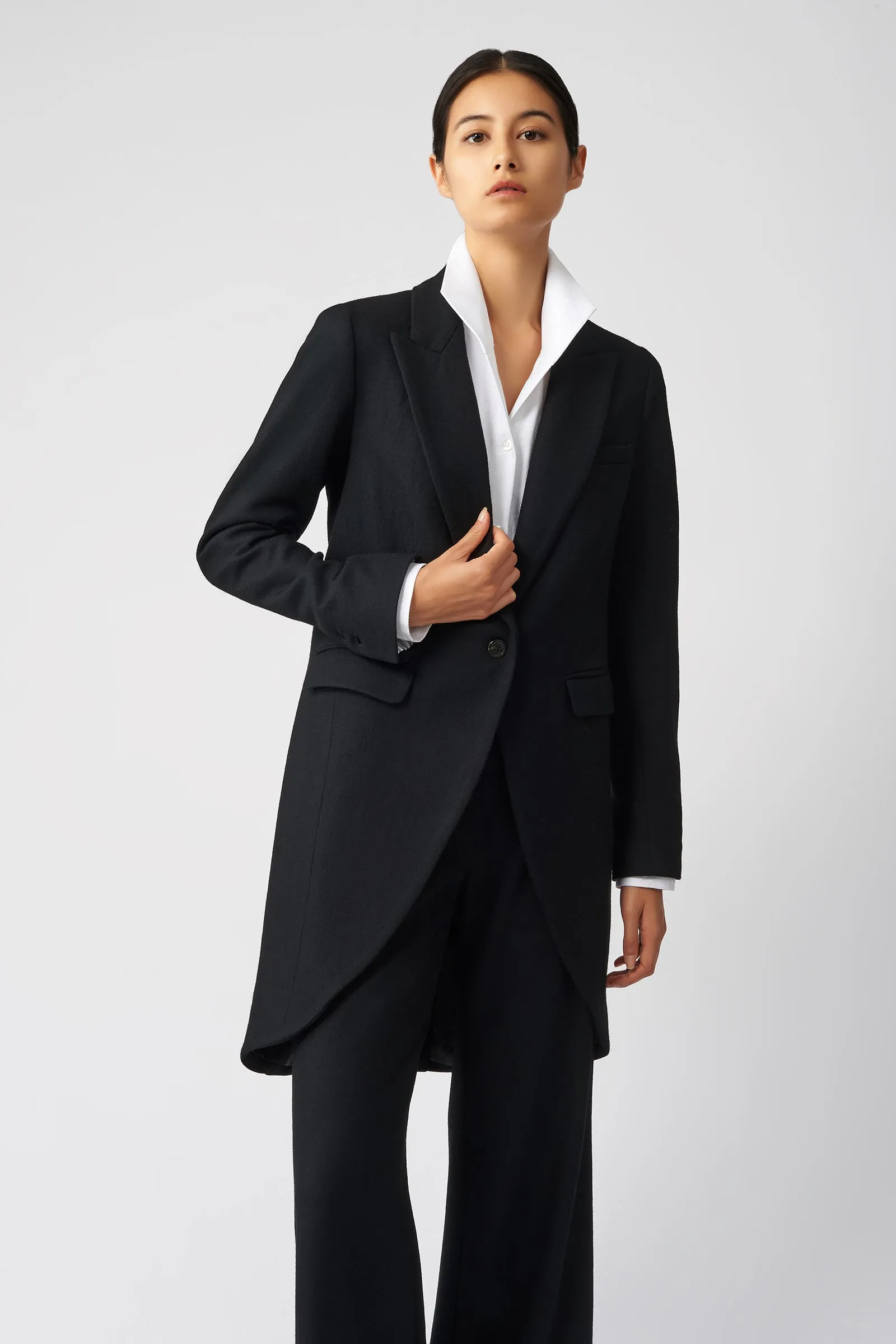 Tailored Tux Blazer - Black