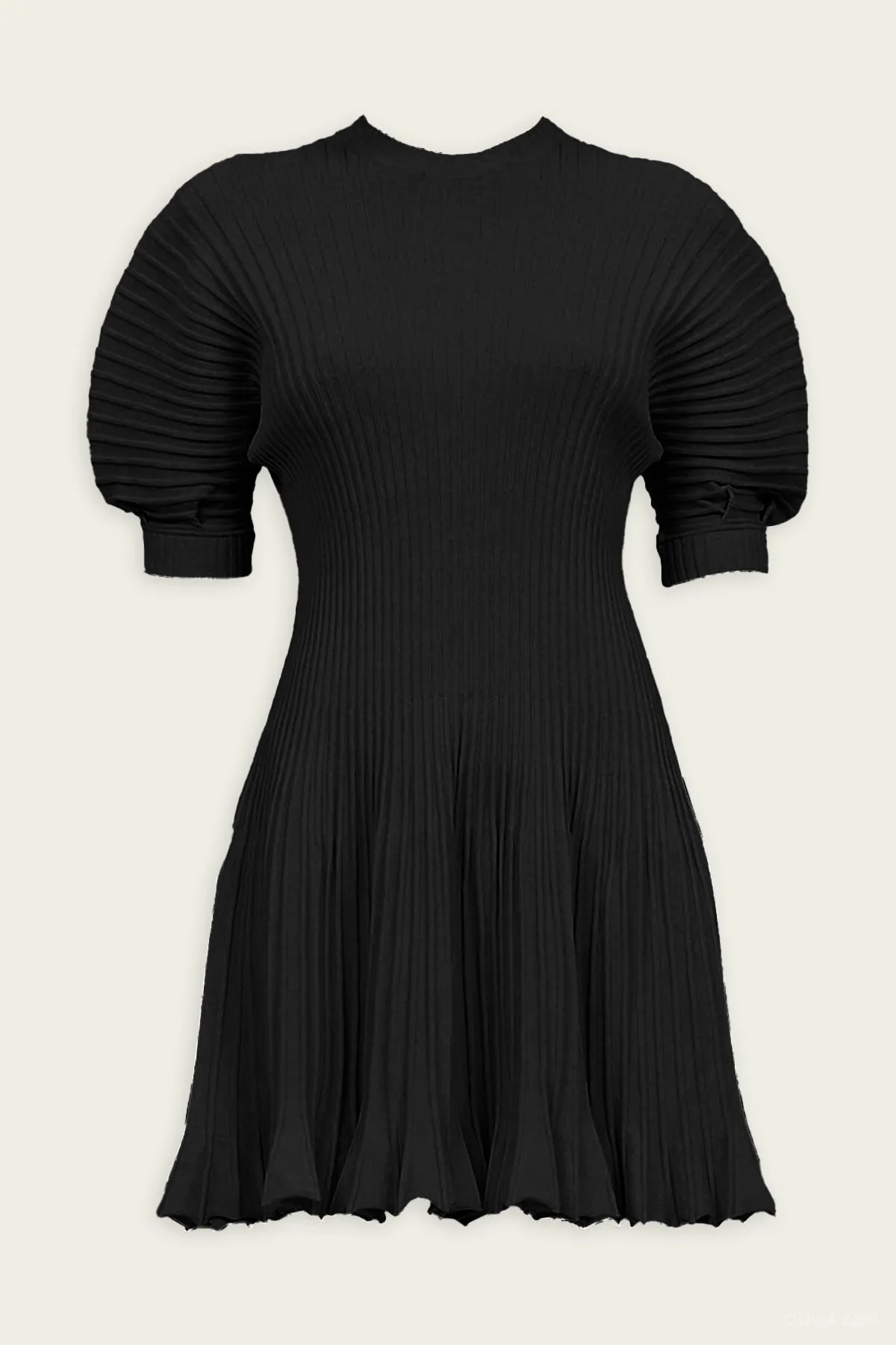 Talie Dress in Noir