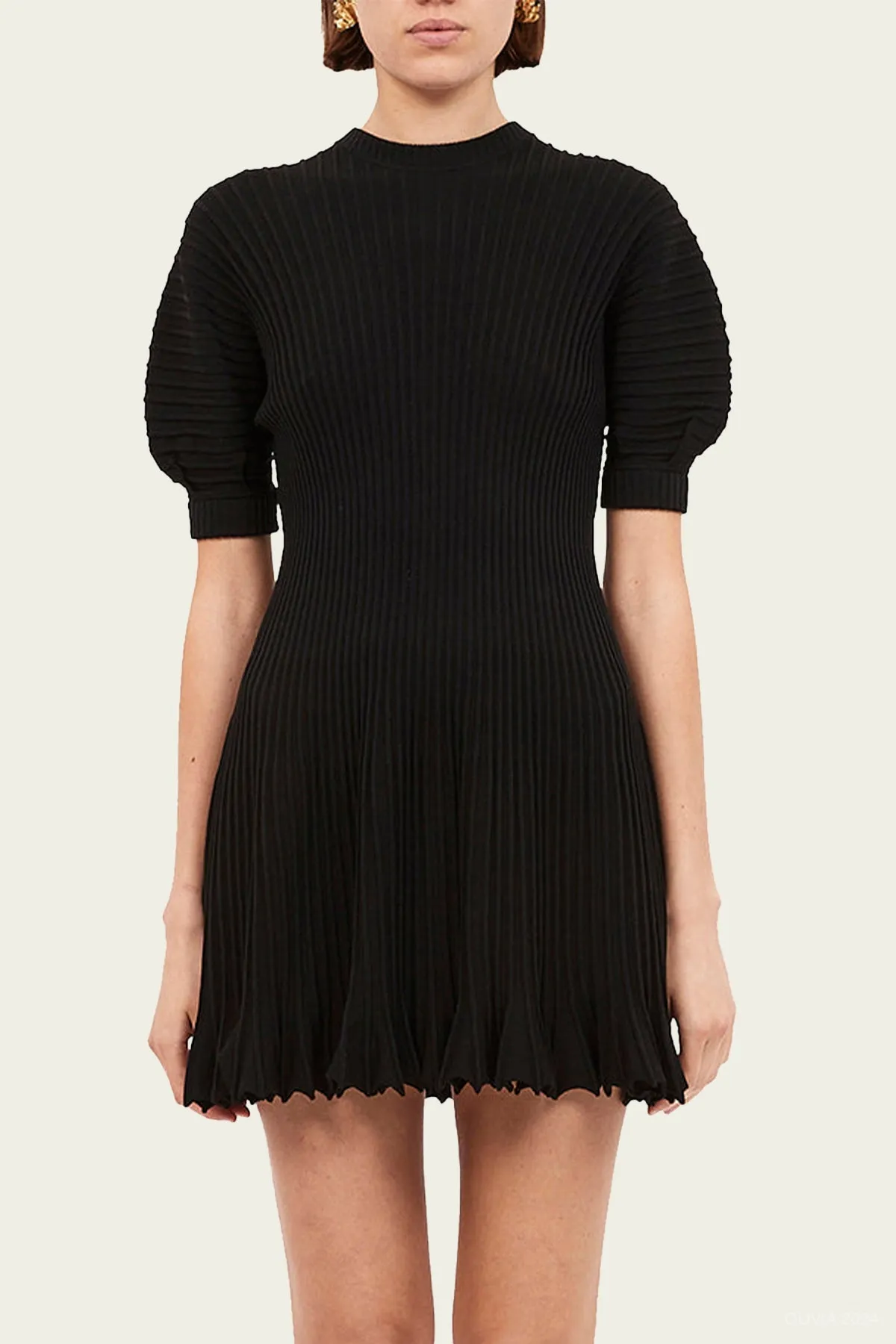 Talie Dress in Noir