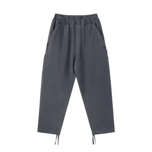 Tapered Washed Multi-pocket Pants