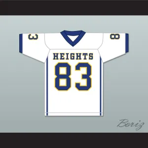 Tariq Woolen 83 Arlington Heights High School Yellow Jackets White Football Jersey 2