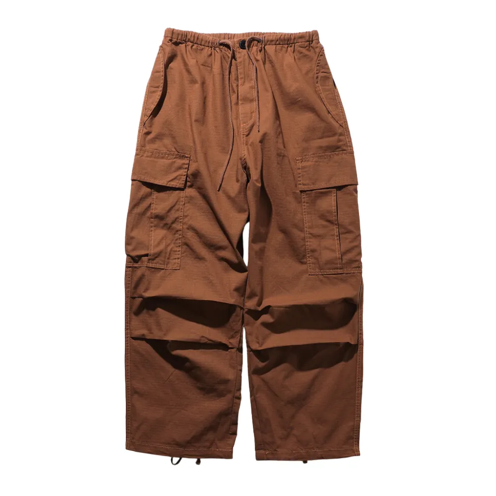 Technical Outdoor Pleated Cargo Pants