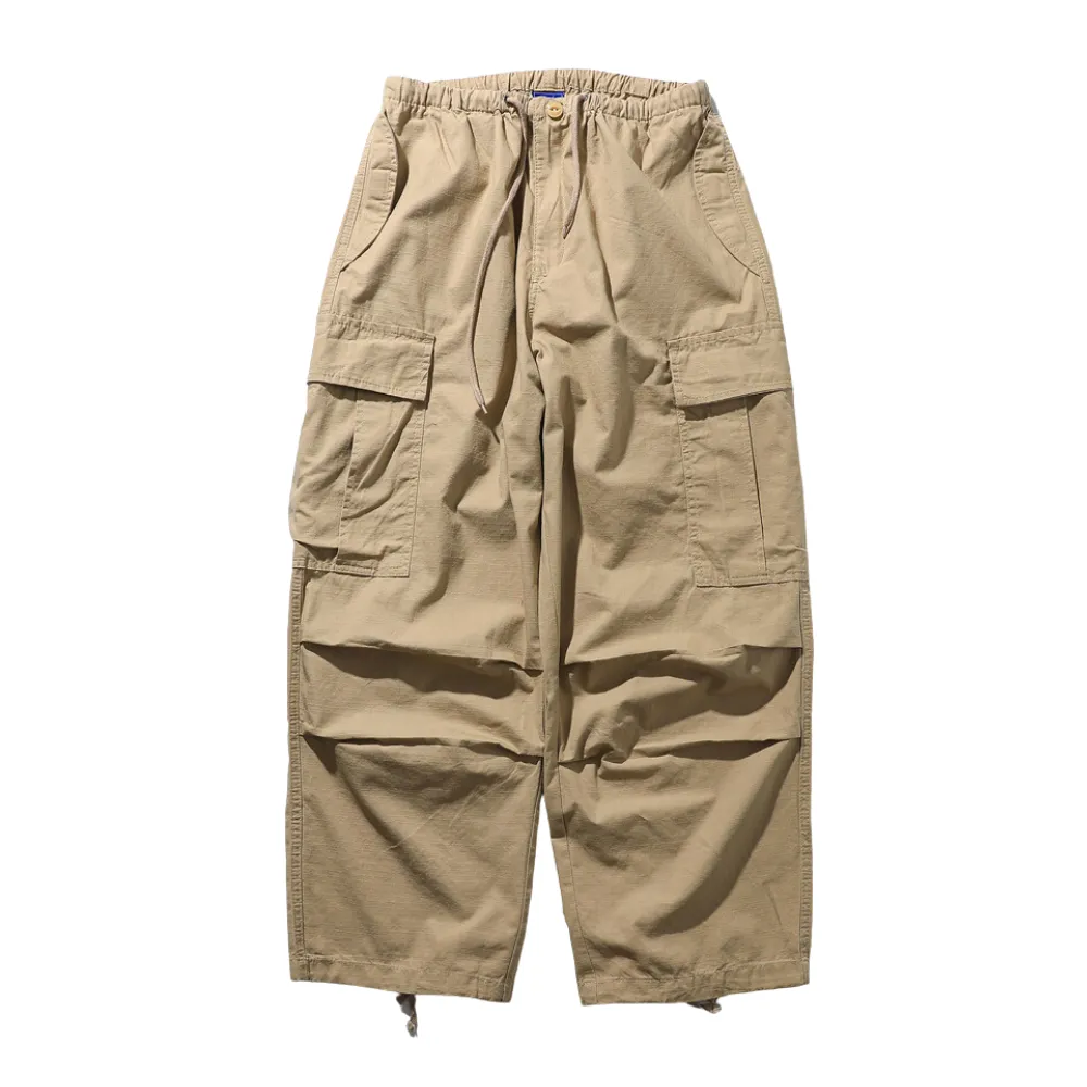 Technical Outdoor Pleated Cargo Pants