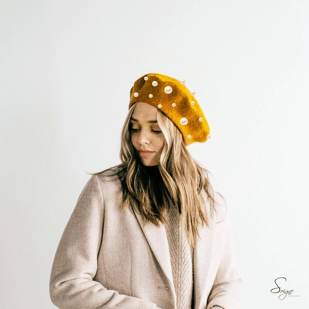 The Beret In Mustard