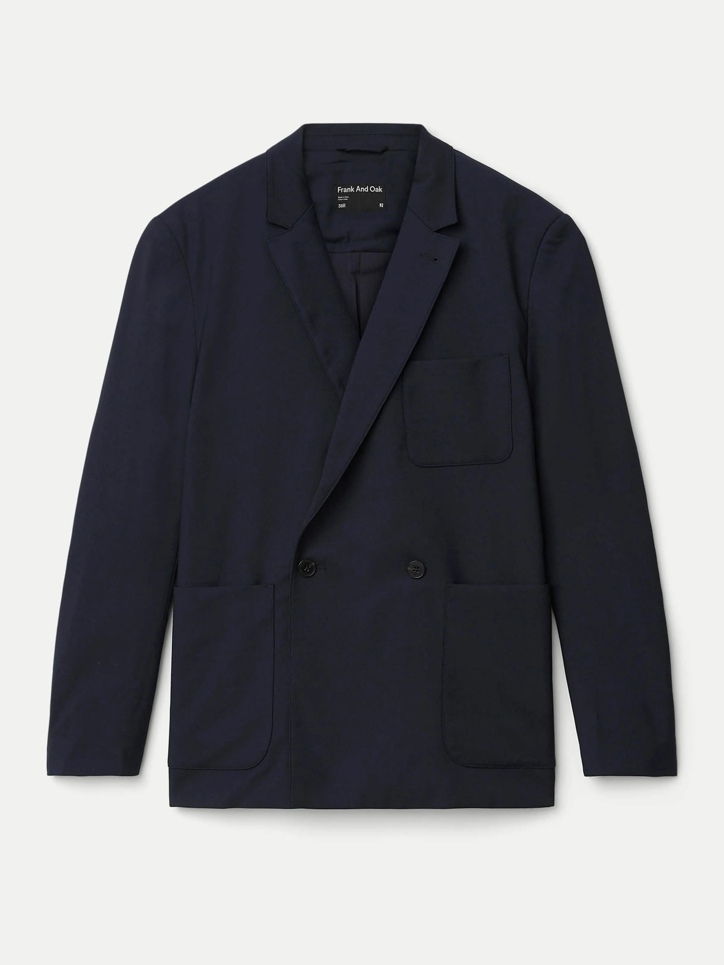 The Double Breasted Jacket in Deep Blue