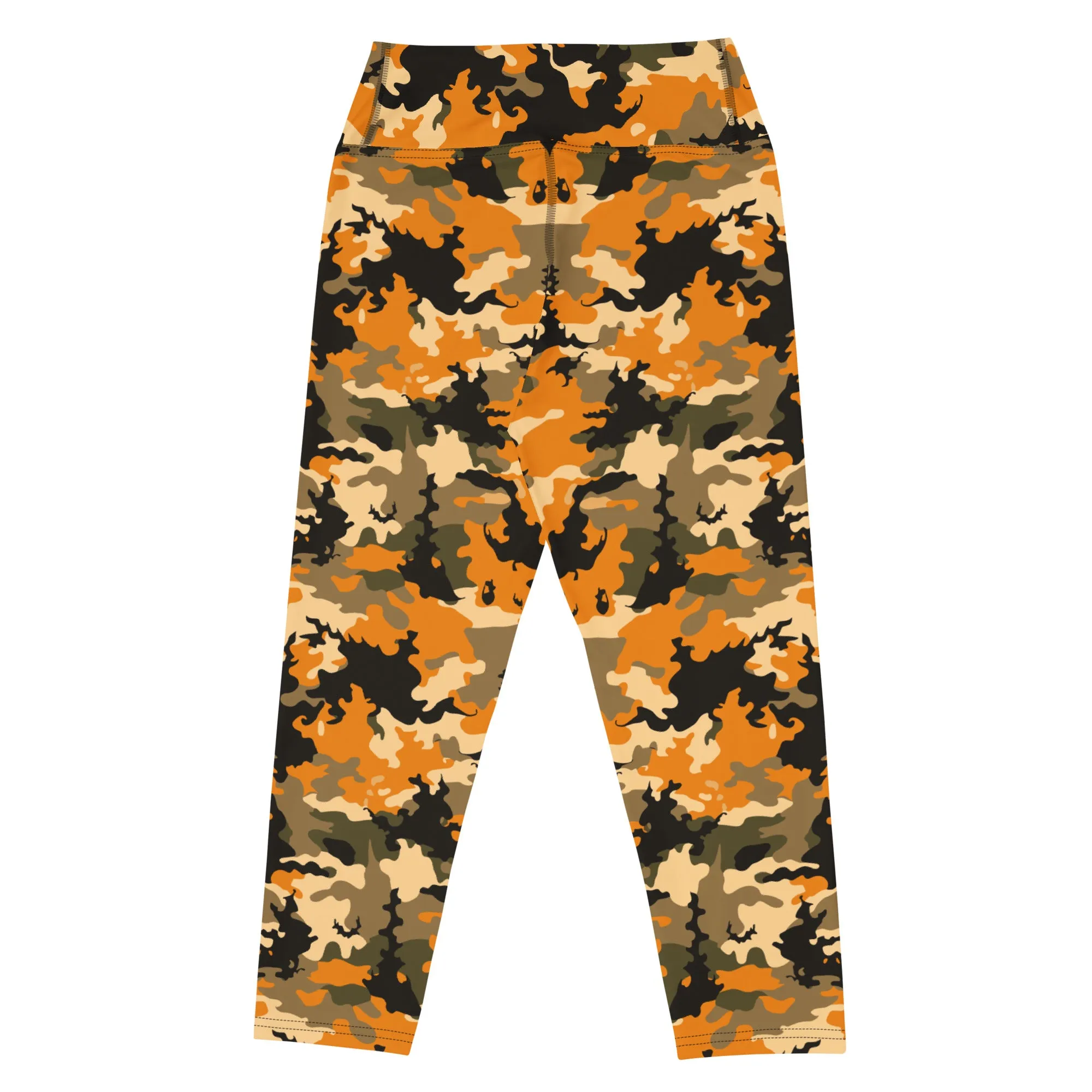 The Enigmatic Beauty Camouflage Yoga Capris