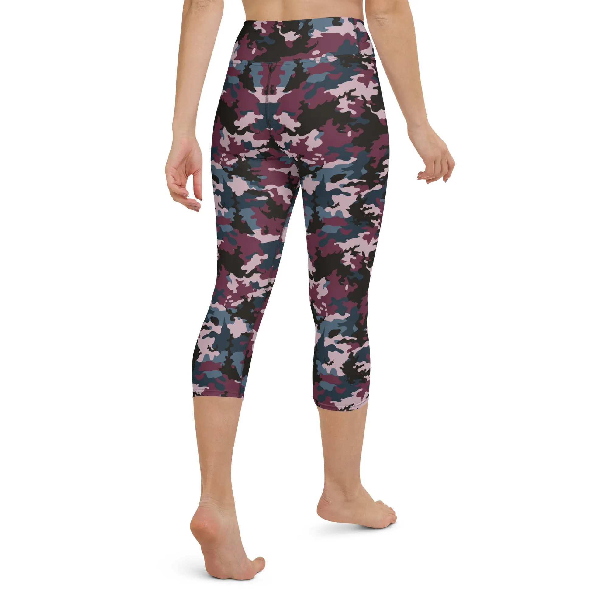 The Enigmatic Beauty Camouflage Yoga Capris