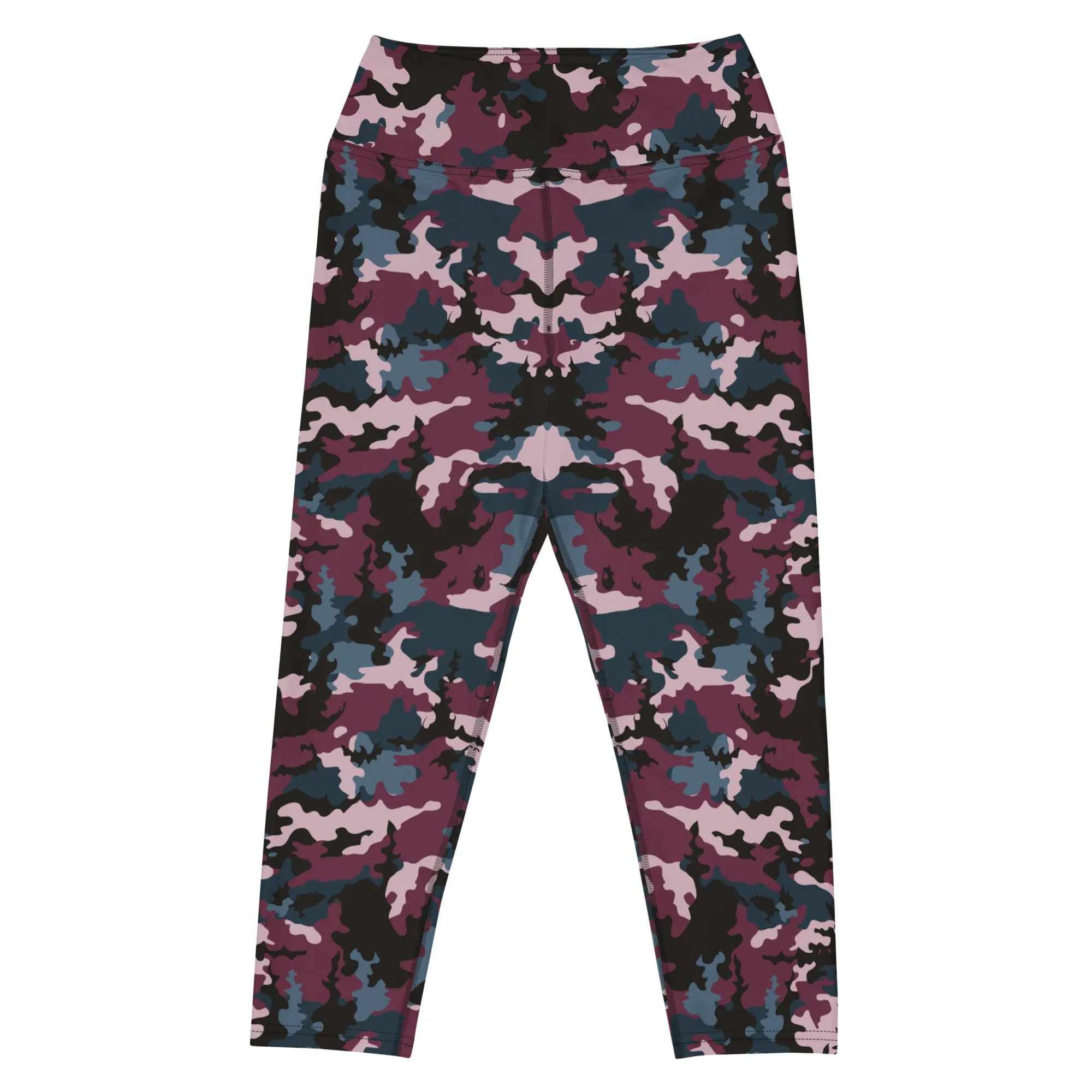 The Enigmatic Beauty Camouflage Yoga Capris