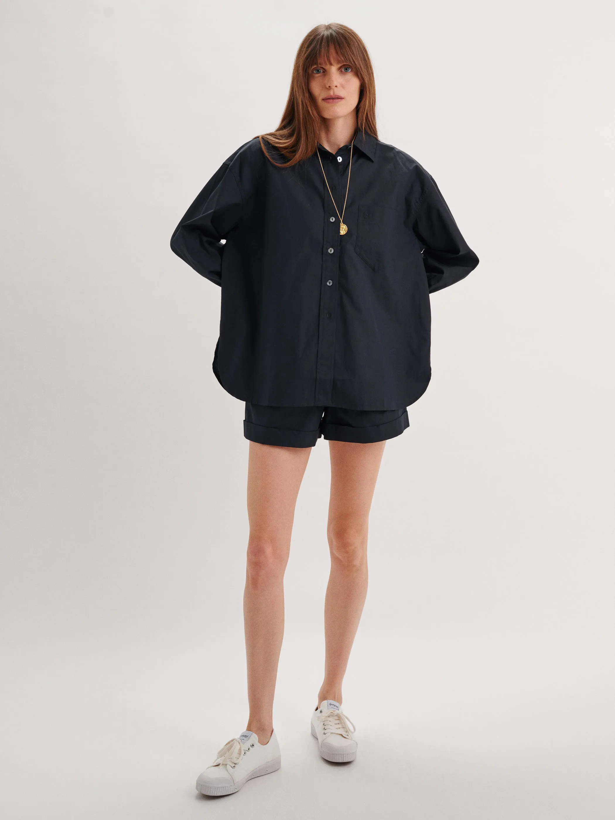 The Kappa Button-Up Shirt in Cotton Poplin