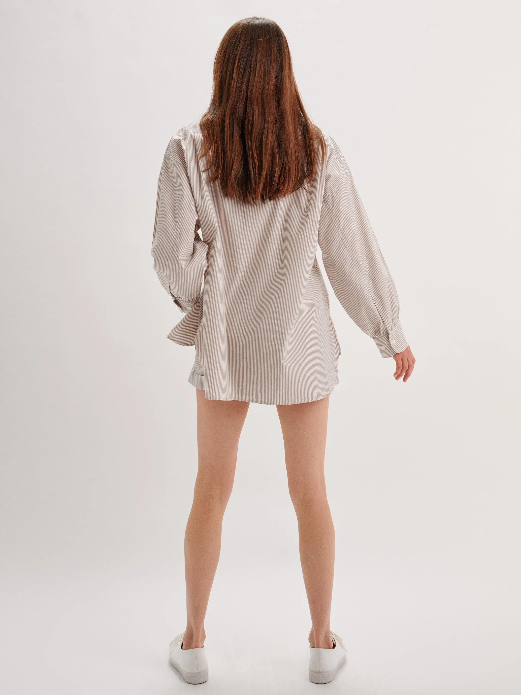 The Kappa Button-Up Shirt in Cotton Poplin