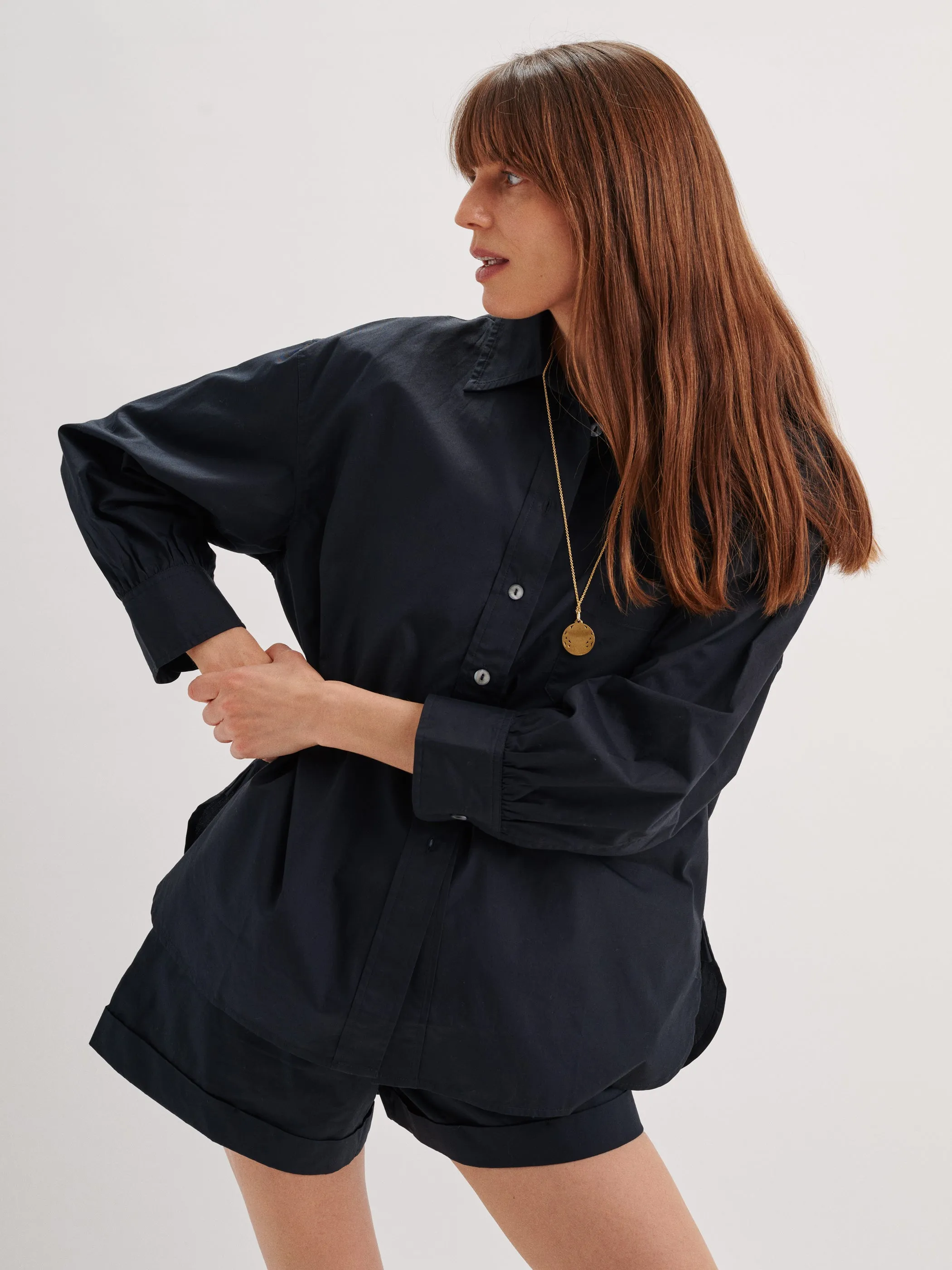 The Kappa Button-Up Shirt in Cotton Poplin