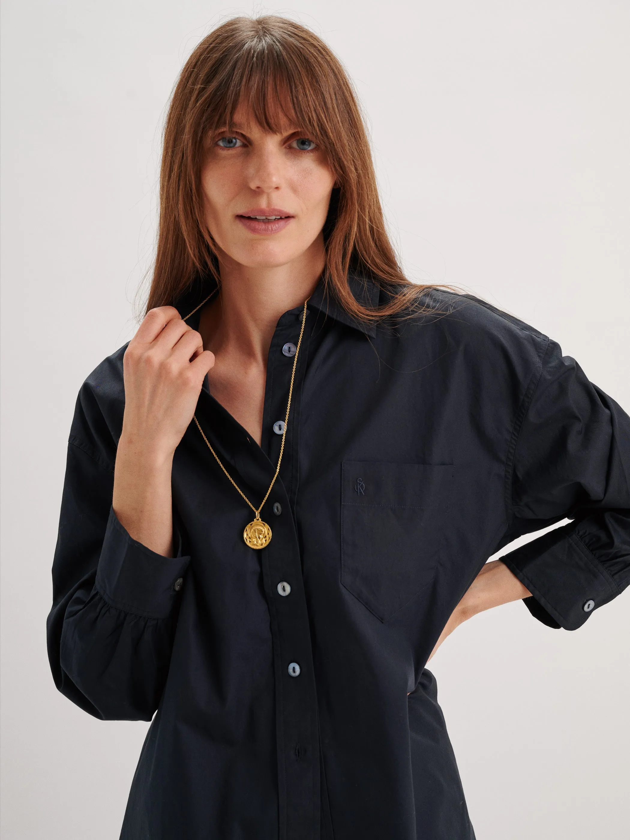 The Kappa Button-Up Shirt in Cotton Poplin