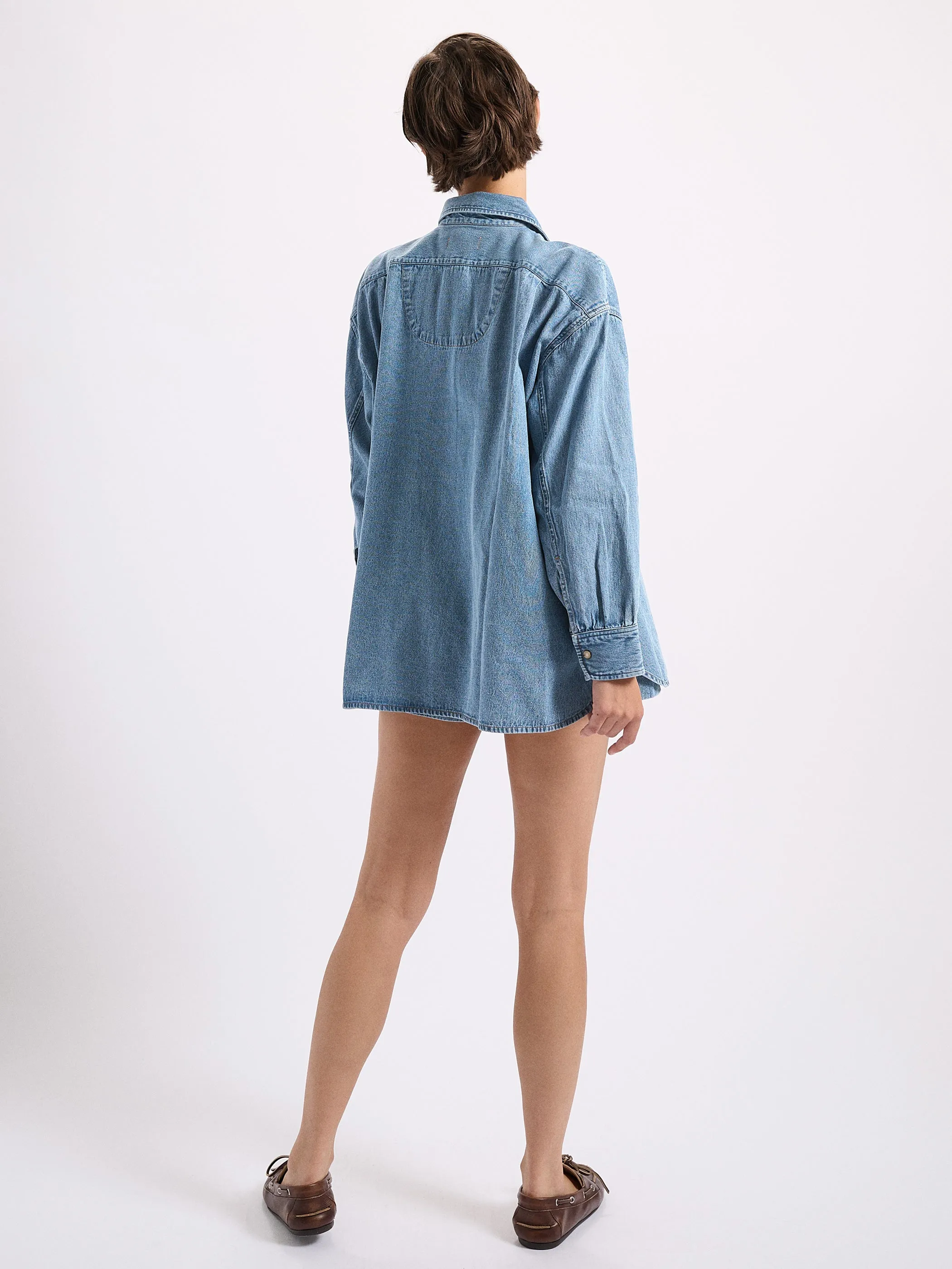 The Kappa Button-Up Shirt in Denim