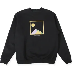 Theories Giza Applique Crewneck Black