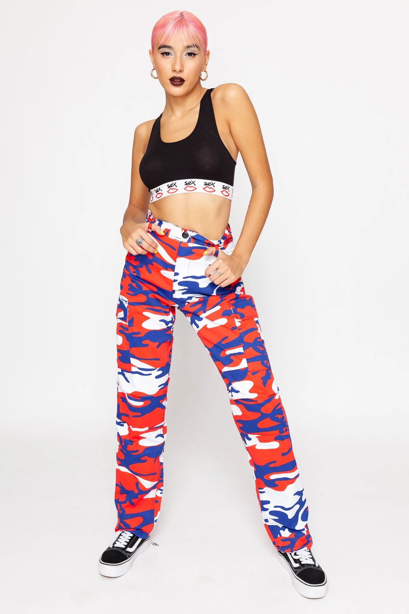 This Is America Camo Cargo Pants