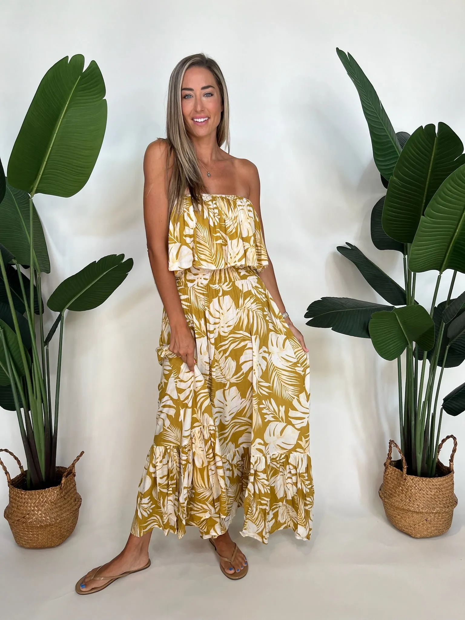 Tiare Hawaii Bungalow Maxi Gold