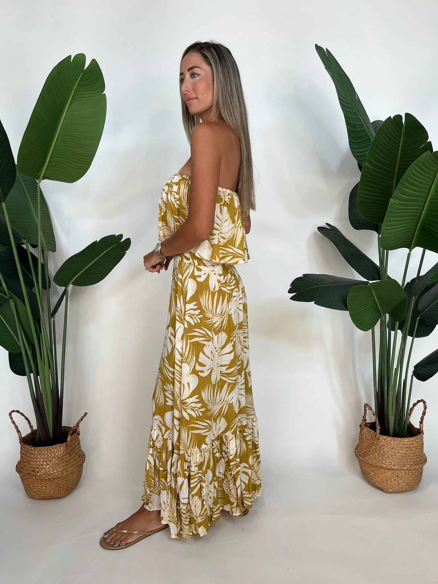 Tiare Hawaii Bungalow Maxi Gold