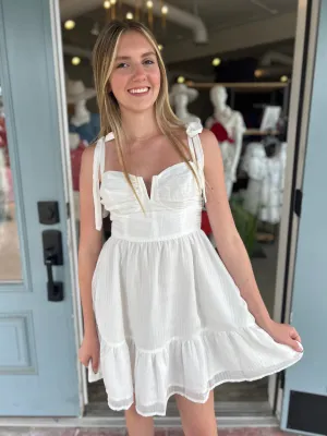 Tie Strap Mini Dress